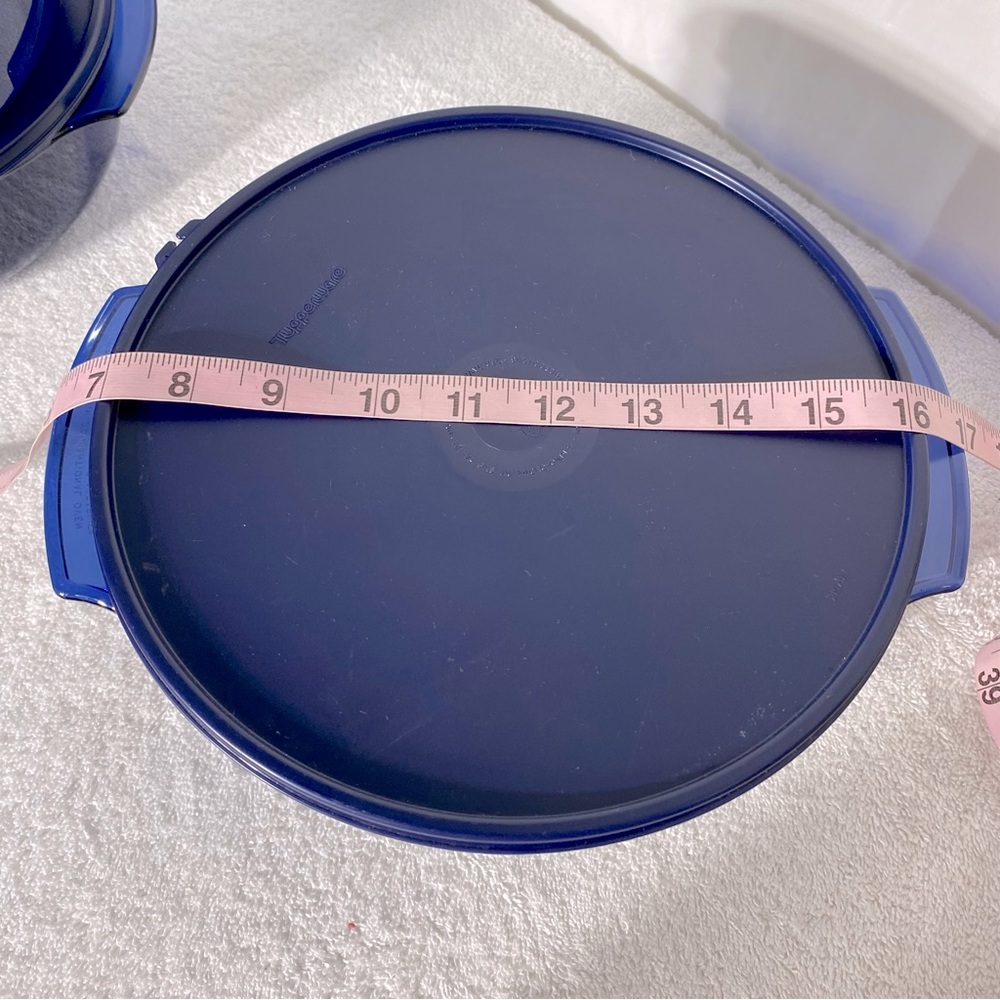 Tupperware Blue Microwave Stack Cooker Set 6Pc - Picture 15 of 16